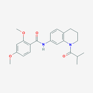 N-(1-isobutyryl-1,2,3,4-tetrahydroquinolin-7-yl)-2,4-dimethoxybenzamide