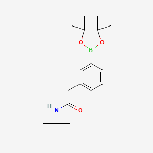 3-[(t-Butylcarbamoyl)methyl]phenylboronic acid, pinacol ester