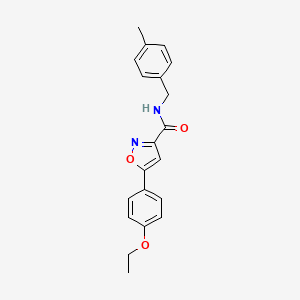 5-(4-ethoxyphenyl)-N-(4-methylbenzyl)isoxazole-3-carboxamide