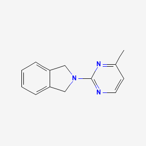 molecular formula C13H13N3 B2398845 2-(4-甲基嘧啶-2-基)异吲哚 CAS No. 2034461-64-6
