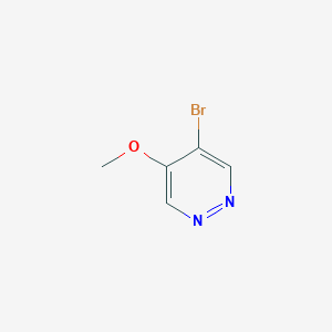 molecular formula C5H5BrN2O B2398884 4-Bromo-5-methoxypyridazine CAS No. 1784428-39-2