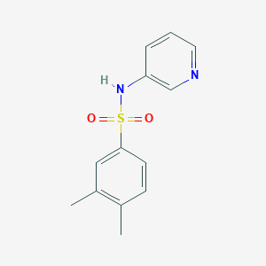 molecular formula C13H14N2O2S B239890 3,4-dimethyl-N-(3-pyridinyl)benzenesulfonamide 