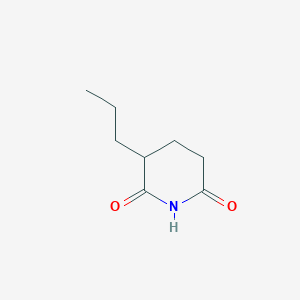 molecular formula C8H13NO2 B2398901 3-Propylpiperidine-2,6-dione CAS No. 1341764-58-6