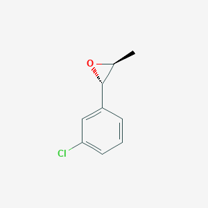 molecular formula C9H9ClO B2398909 (2S,3S)-2-(3-氯苯基)-3-甲基环氧乙烷 CAS No. 1231253-54-5