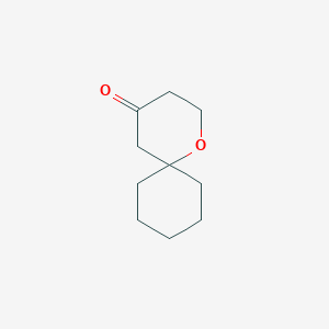 molecular formula C10H16O2 B2398914 1-氧代螺[5.5]十一烷-4-酮 CAS No. 1339866-28-2