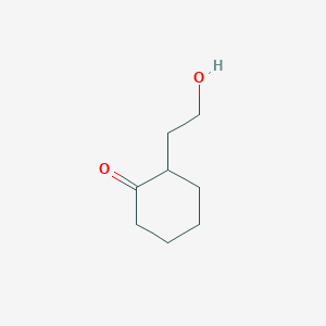 molecular formula C8H14O2 B2398924 2-(2-羟乙基)环己酮 CAS No. 10198-27-3