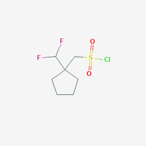 [1-(Difluoromethyl)cyclopentyl]methanesulfonyl chloride