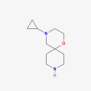 molecular formula C11H20N2O B2398940 4-Cyclopropyl-1-oxa-4,9-diazaspiro[5.5]undecane CAS No. 1003564-43-9