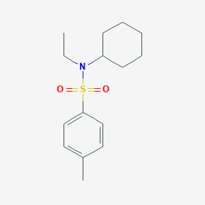molecular formula C15H23NO2S B239896 N-cyclohexyl-N-ethyl-4-methylbenzenesulfonamide 