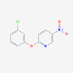 2-(3-Chlorophenoxy)-5-nitropyridine