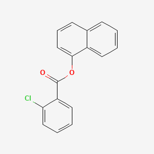 molecular formula C17H11ClO2 B2398986 萘-1-基2-氯苯甲酸酯 CAS No. 93328-56-4