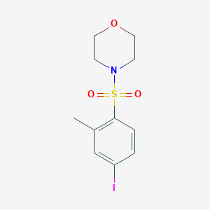 molecular formula C11H14INO3S B239899 4-[(4-Iodo-2-methylphenyl)sulfonyl]morpholine 