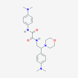 N1-(4-(dimethylamino)phenyl)-N2-(2-(4-(dimethylamino)phenyl)-2-morpholinoethyl)oxalamide