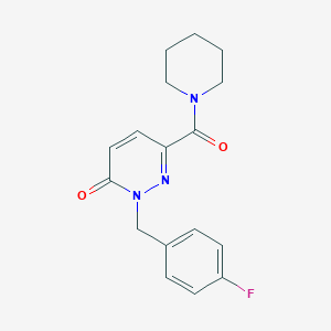 2-(4-fluorobenzyl)-6-(piperidine-1-carbonyl)pyridazin-3(2H)-one