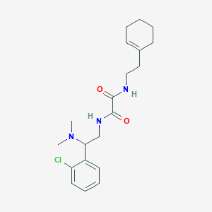 N1-(2-(2-chlorophenyl)-2-(dimethylamino)ethyl)-N2-(2-(cyclohex-1-en-1-yl)ethyl)oxalamide