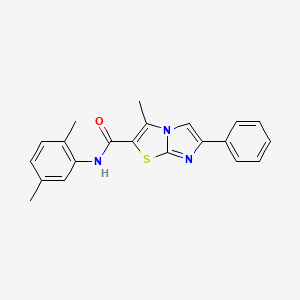 N-(2,5-dimethylphenyl)-3-methyl-6-phenylimidazo[2,1-b][1,3]thiazole-2-carboxamide