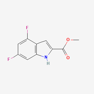 molecular formula C10H7F2NO2 B2399045 methyl 4,6-difluoro-1H-indole-2-carboxylate CAS No. 394222-99-2