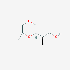 (2R)-2-(6,6-Dimethyl-1,4-dioxan-2-yl)propan-1-ol