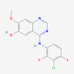 4-((3-Chloro-2,4-difluorophenyl)amino)-7-methoxyquinazolin-6-ol