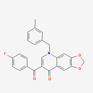7-(4-fluorobenzoyl)-5-(3-methylbenzyl)[1,3]dioxolo[4,5-g]quinolin-8(5H)-one