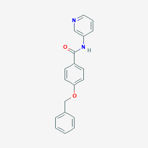 molecular formula C19H16N2O2 B239912 4-(benzyloxy)-N-(pyridin-3-yl)benzamide 