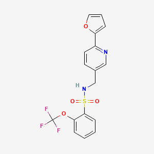 N-((6-(furan-2-yl)pyridin-3-yl)methyl)-2-(trifluoromethoxy)benzenesulfonamide