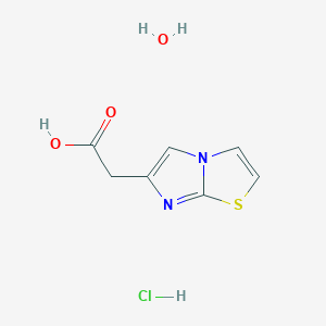 Imidazo[2,1-b][1,3]thiazol-6-ylacetic acid hydrochloride hydrate