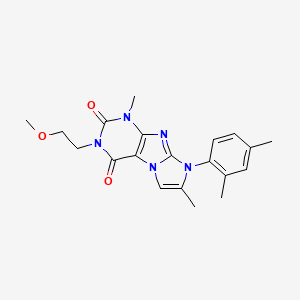 6-(2,4-Dimethylphenyl)-2-(2-methoxyethyl)-4,7-dimethylpurino[7,8-a]imidazole-1,3-dione