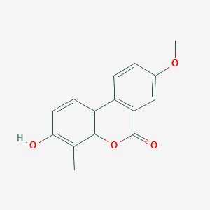 B2399149 3-hydroxy-8-methoxy-4-methyl-6H-benzo[c]chromen-6-one CAS No. 384361-28-8