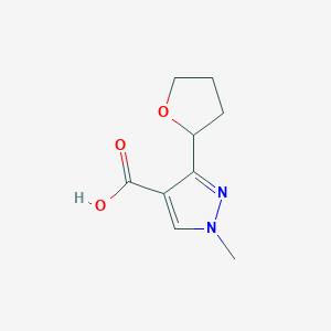 1-methyl-3-(oxolan-2-yl)-1H-pyrazole-4-carboxylic acid