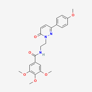 3,4,5-trimethoxy-N-(2-(3-(4-methoxyphenyl)-6-oxopyridazin-1(6H)-yl)ethyl)benzamide