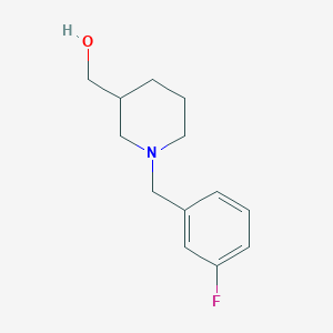 [1-(3-Fluoro-benzyl)-piperidin-3-yl]-methanol