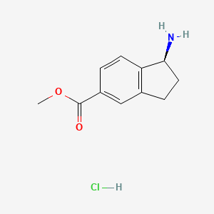 (s)-Methyl 1-amino-2,3-dihydro-1h-indene-5-carboxylate hydrochloride