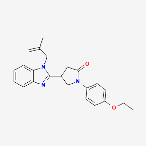 1-(4-ethoxyphenyl)-4-(1-(2-methylallyl)-1H-benzo[d]imidazol-2-yl)pyrrolidin-2-one