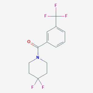 (4,4-Difluoropiperidin-1-yl)-[3-(trifluoromethyl)phenyl]methanone