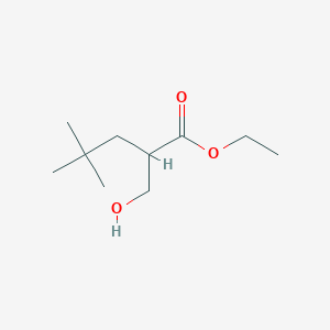 molecular formula C10H20O3 B2399240 2-(羟甲基)-4,4-二甲基戊酸乙酯 CAS No. 107749-64-4