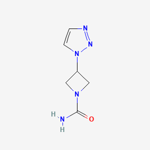 3-(Triazol-1-yl)azetidine-1-carboxamide