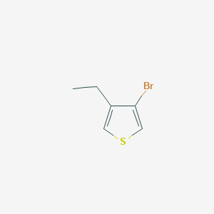 molecular formula C6H7BrS B2399330 3-Bromo-4-ethylthiophene CAS No. 83663-39-2