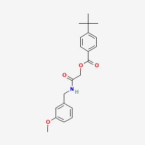 [2-[(3-Methoxyphenyl)methylamino]-2-oxoethyl] 4-tert-butylbenzoate