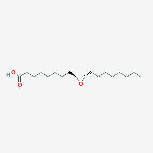 molecular formula C₁₈H₃₄O₃ B023994 Oxiraneoctanoic acid, 3-octyl-, trans- CAS No. 13980-07-9