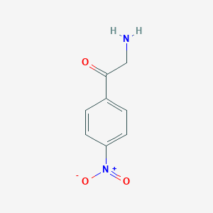 molecular formula C8H8N2O3 B239941 2-Amino-1-(4-nitrophenyl)ethanone 