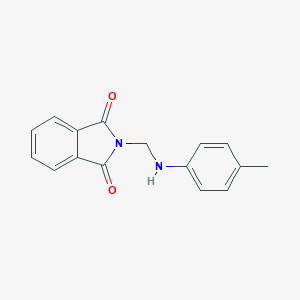 molecular formula C16H14N2O2 B239942 2-(4-Toluidinomethyl)-1H-isoindole-1,3(2H)-dione 