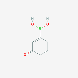 molecular formula C6H9BO3 B2399420 3-Oxo-1-cyclohexen-1-boronic Acid CAS No. 1626344-47-5