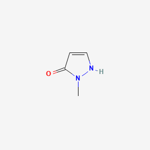 molecular formula C4H6N2O B2399436 5-Hydroxy-1-methylpyrazole CAS No. 3310-35-8; 33641-15-5