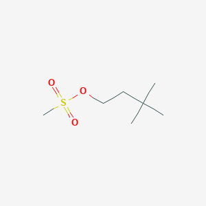 molecular formula C7H16O3S B2399460 3,3-Dimethylbutyl methanesulfonate CAS No. 69436-45-9