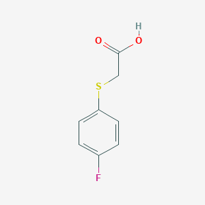 molecular formula C8H7FO2S B239950 (4-Fluorophenylthio)Acetic Acid CAS No. 332-51-4
