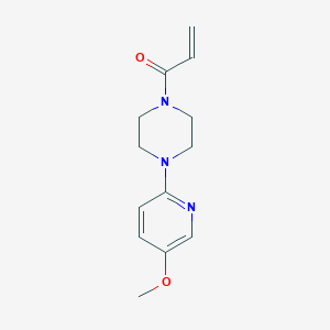 1-[4-(5-Methoxypyridin-2-yl)piperazin-1-yl]prop-2-en-1-one