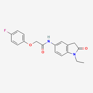 N-(1-ethyl-2-oxoindolin-5-yl)-2-(4-fluorophenoxy)acetamide