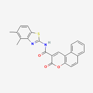 N-(4,5-dimethylbenzo[d]thiazol-2-yl)-3-oxo-3H-benzo[f]chromene-2-carboxamide