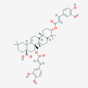 molecular formula C48H60O10 B239953 Myriceric acid C CAS No. 162059-94-1